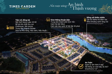 Times Garden Vĩnh Yên Residences: Giải bài toán đầu tư tích lũy hiệu quả