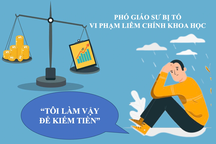 Vụ Phó giáo sư bị tố bán nghiên cứu: Đừng để lương tháng ngáng... lương tâm
