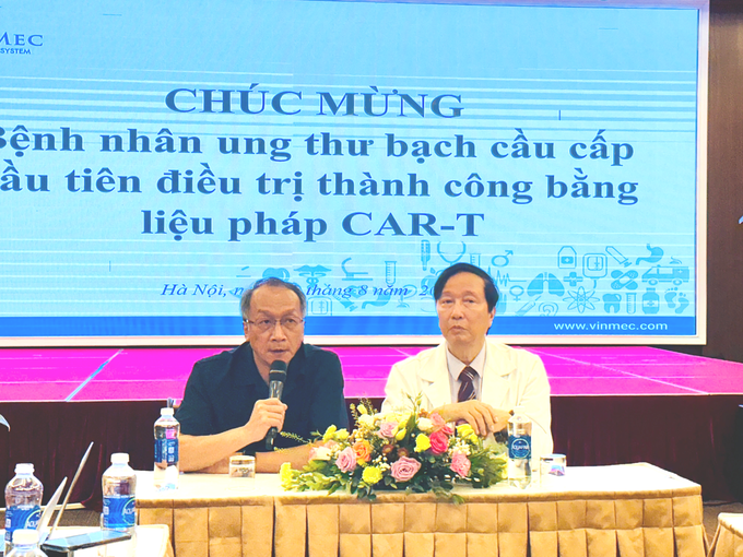 Lần đầu Việt Nam điều trị thành công ca ung thư máu bằng liệu pháp tế bào - 2 Lần đầu Việt Nam điều trị thành công ca ung thư máu bằng liệu pháp tế bào - 2