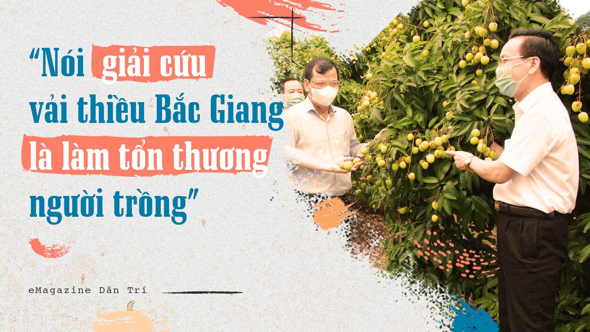 "Nói giải cứu vải thiều Bắc Giang là làm tổn thương người trồng"