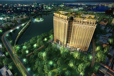 D’. Le Pont D’or - Hoàng Cầu xây thêm tầng lửng để phục vụ cư dân