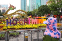 Diện mạo đường hoa Nguyễn Huệ trước ngày mở cửa