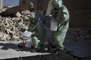 Nga: Các vụ tấn công bằng vũ khí hóa học ở Idlib bắt đầu được dàn dựng