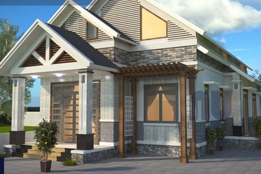 Xây nhà ven đô sang, xịn, tiện nghi chỉ vài trăm triệu đồng