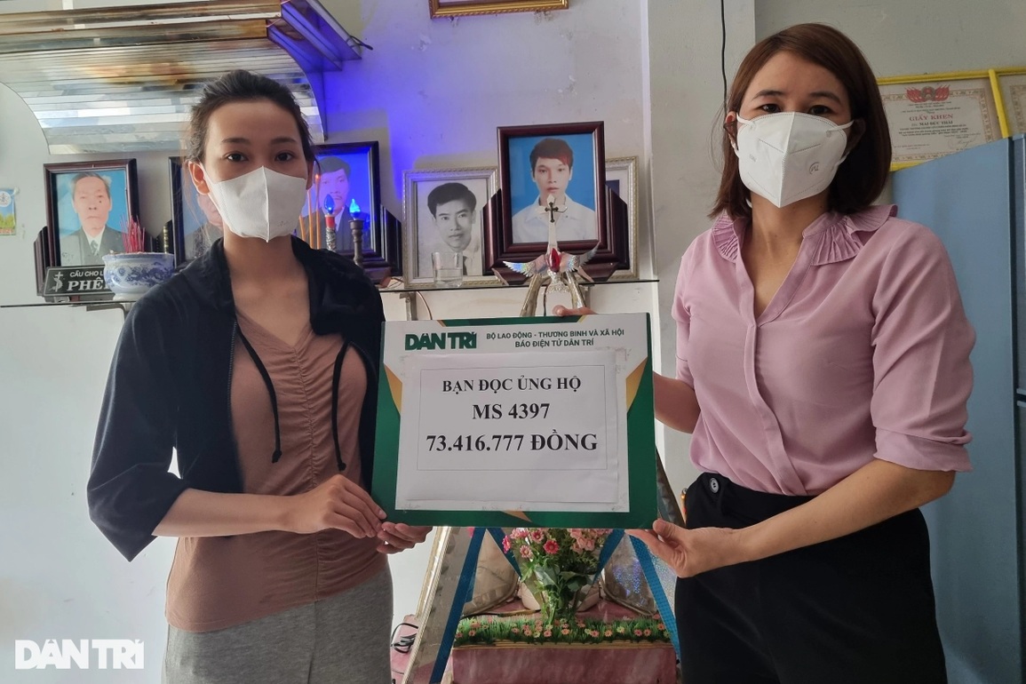 Bạn đọc giúp ba mẹ con mất chồng, cha vì Covid-19 hơn 73 triệu đồng - 1 Bạn đọc giúp ba mẹ con mất chồng, cha vì Covid-19 hơn 73 triệu đồng - 1