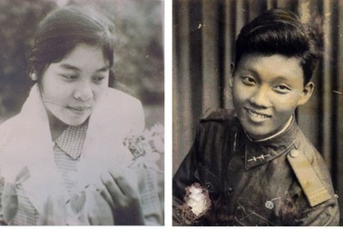 Mối tình "màu xanh áo lính"