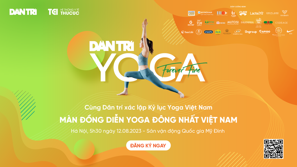 Bài khởi động trước khi đồng diễn lập kỷ lục tại Ngày hội yoga Dân trí - 1 Bài khởi động trước khi đồng diễn lập kỷ lục tại Ngày hội yoga Dân trí - 1