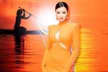 Vũ Thu Phương diện đầm cắt xẻ vòng 1 táo bạo, vóc dáng sexy tuổi 37