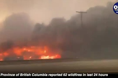 Cả thị trấn Canada bốc cháy ngùn ngụt vì nắng nóng kỷ lục