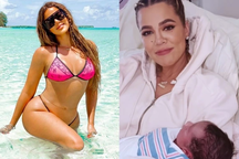 Khlóe Kardashian hé lộ hình ảnh con trai mới sinh nhờ người mang thai hộ