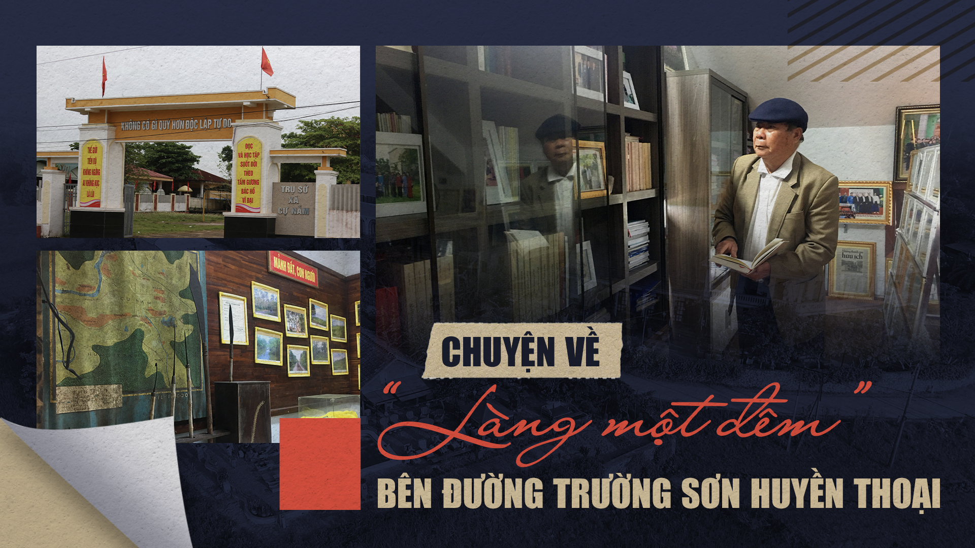 "Làng một đêm" bên đường Trường Sơn huyền thoại