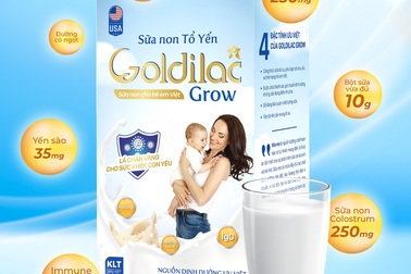 Sữa non Tổ Yến Goldilac Grow - Giải pháp dinh dưỡng toàn diện cho trẻ biếng ăn, kém phát triển