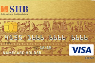 SHB điều chỉnh biểu phí dịch vụ thẻ ghi nợ quốc tế SHB Visa Gold