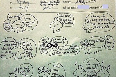 Những tờ giấy nháp "bá đạo" của sĩ tử mùa thi