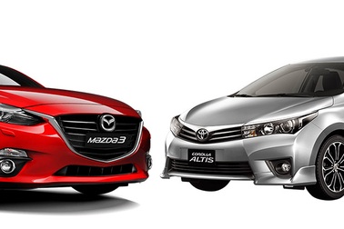 Cuộc chiến giữa Toyota Altis và Mazda3