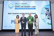 Vinmec 2 năm liên tiếp nhận giải quốc tế về trách nhiệm xã hội, phát triển bền vững