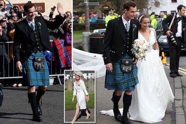 Ngắm nhìn tiệc cưới giản dị và ấm cúng của tay vợt Andy Murray