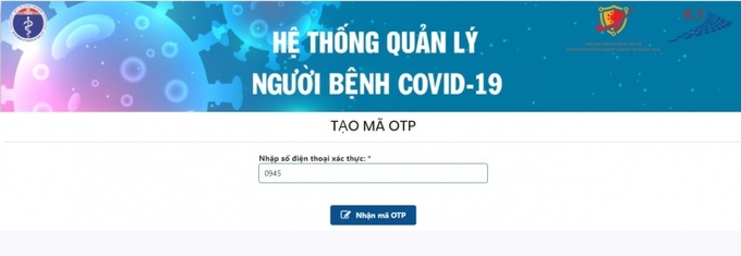 Hệ thống sẽ tự động gửi mã OTP về số điện thoại vừa nhập dưới dạng SMS.