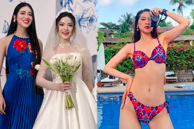 Vẻ gợi cảm của nữ MC dẫn trong đám cưới Quang Hải - Chu Thanh Huyền