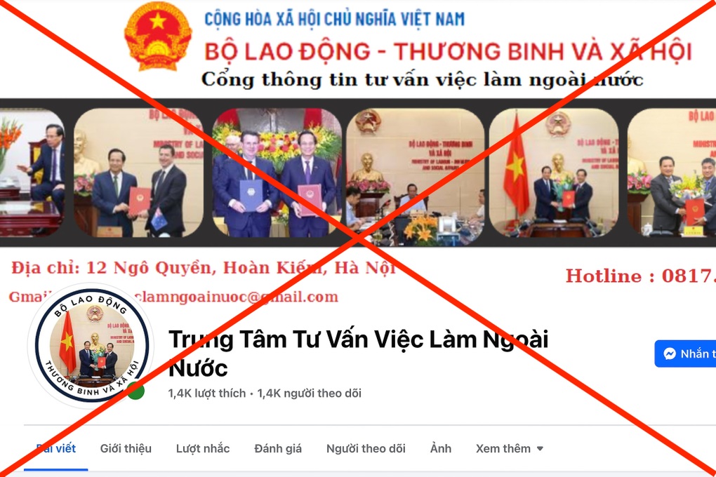 Fanpage mạo danh Bộ LĐ-TBXH, giả chữ ký Bộ trưởng để lừa đảo - 1