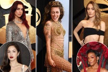 Miley Cyrus "đốt mắt" với mốt xuyên thấu, dàn sao nữ đọ sắc nảy lửa