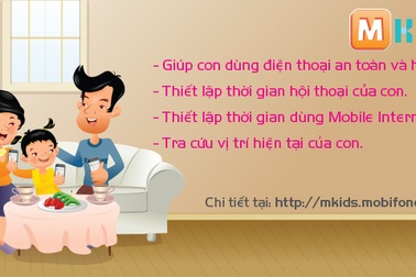 Cha mẹ không phải lo lắng khi con dùng di động 