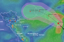 Bão Mitag hình thành trên Biển Đông