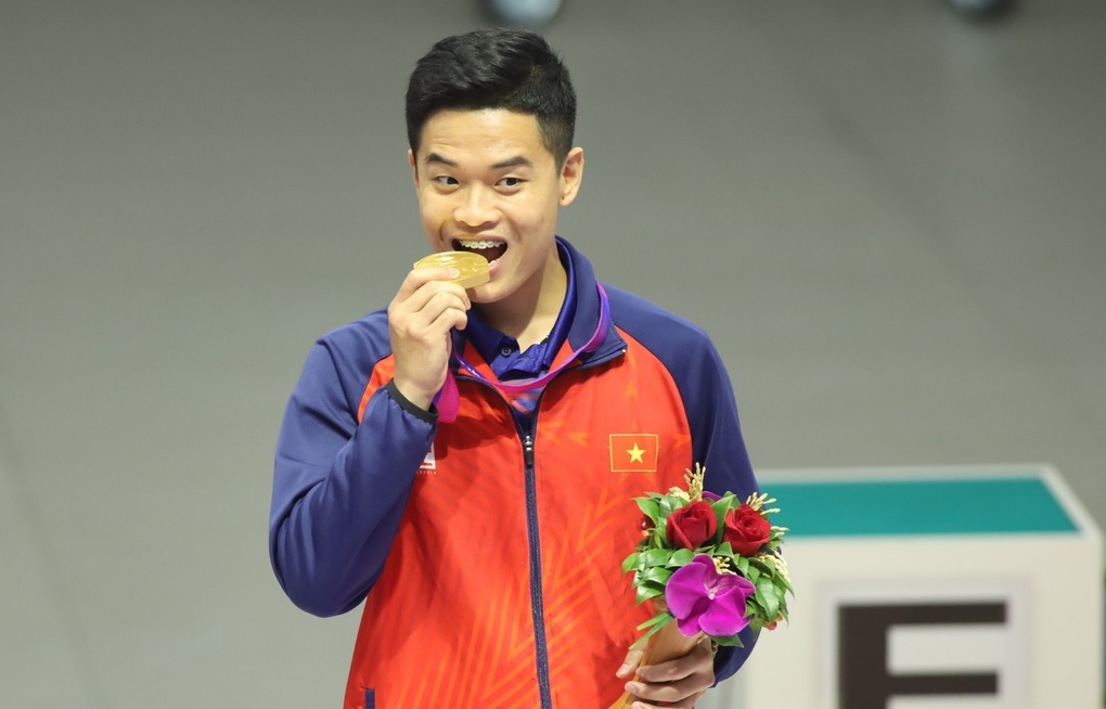 Xạ thủ Phạm Quang Huy không thể giành vé tham dự Olympic 2024 (Ảnh: Quý Lượng).