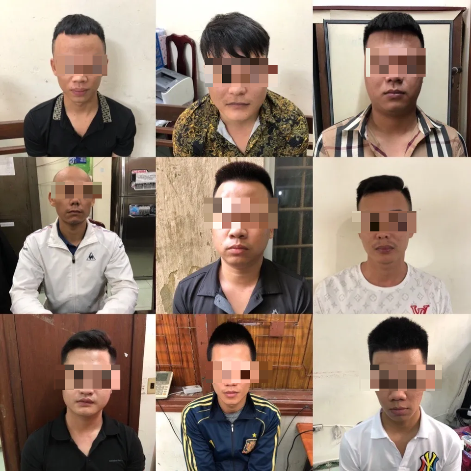 Bắt nhóm 9 đối tượng cho vay nặng lãi đến 40% mỗi tháng - 1 Bắt nhóm 9 đối tượng cho vay nặng lãi đến 40% mỗi tháng - 1