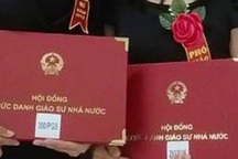 41 ứng viên giáo sư, phó giáo sư bị loại sau khi rà soát