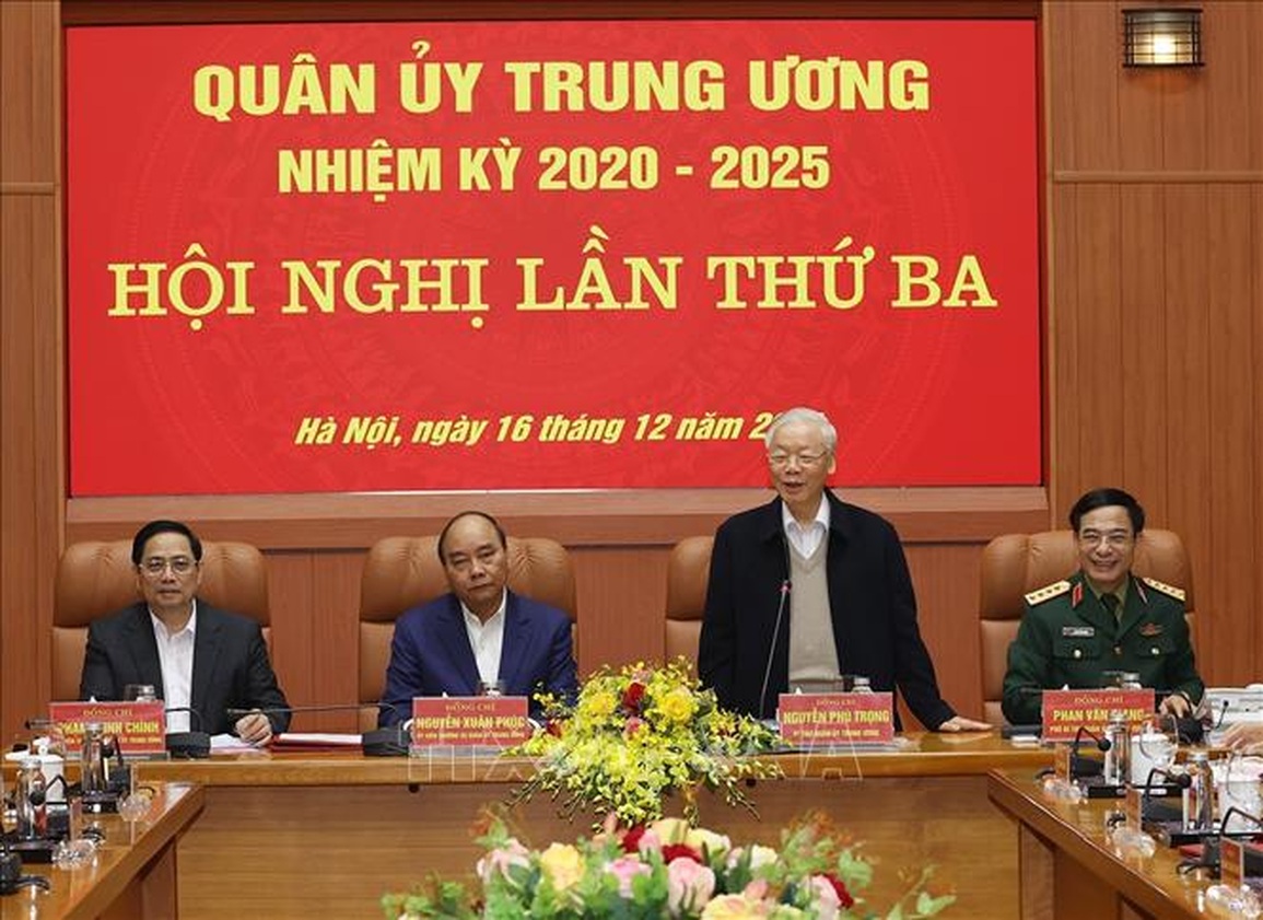 Tổng Bí thư Nguyễn Phú Trọng dự Hội nghị Quân ủy Trung ương - 2 Tổng Bí thư Nguyễn Phú Trọng dự Hội nghị Quân ủy Trung ương - 2