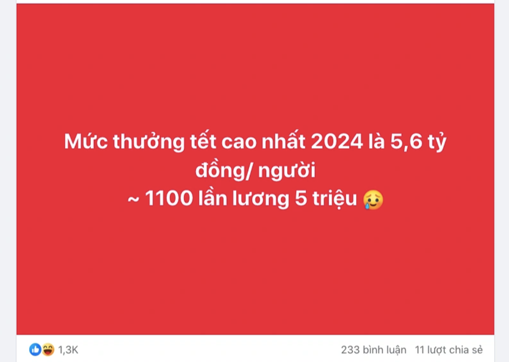 Suy sụp, thấy bản thân vô dụng khi nhìn người khác thưởng Tết 5,6 tỷ đồng - 1