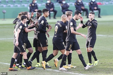 Vắng Messi, Barcelona vẫn giành trọn 3 điểm tại La Liga