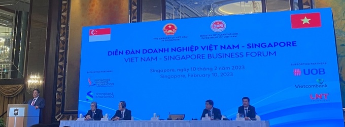 Diễn đàn doanh nghiệp Việt Nam - Singapore.