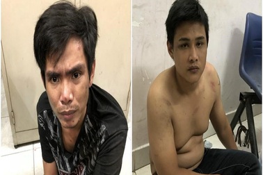 Kẻ cướp giật cắn đặc nhiệm chảy máu