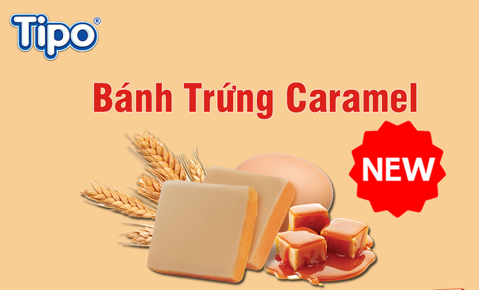 Tipo Bánh trứng Caramel ngọt ngào 3 không - 2 Tipo Bánh trứng Caramel ngọt ngào 3 không - 2
