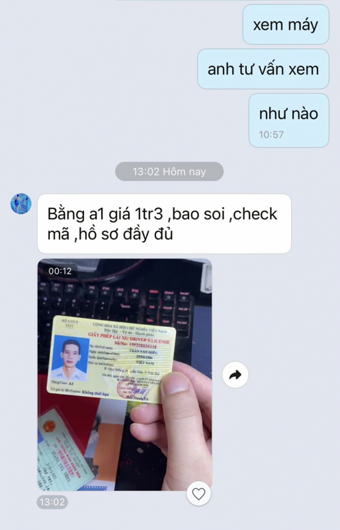 Ẩn họa từ những chợ giấy phép lái xe giả trên mạng - 3 Ẩn họa từ những chợ giấy phép lái xe giả trên mạng - 3