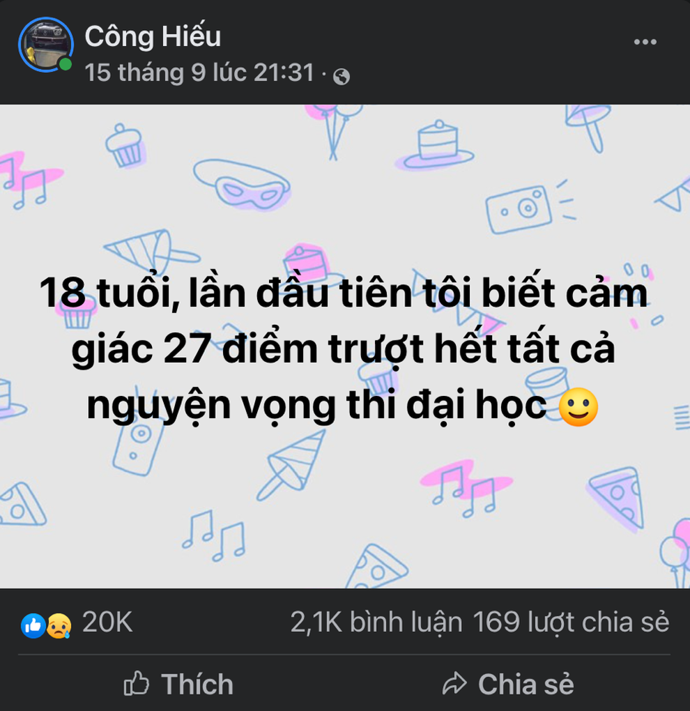 Nam sinh 27 điểm, trượt tất cả nguyện vọng đại học sẽ đi về đâu? - 1 Nam sinh 27 điểm, trượt tất cả nguyện vọng đại học sẽ đi về đâu? - 1