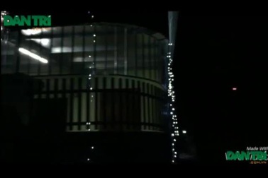 Pháo hoa nổ trong đêm giao thừa tại phường ĐV.