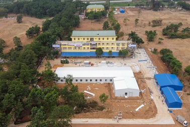 Bệnh viện dã chiến Mê Linh "lột xác", chuẩn bị đi vào hoạt động