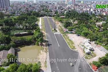 Toàn cảnh con đường nghìn tỷ tại Hà Nội: Làm được vài trăm mét sau 2 năm