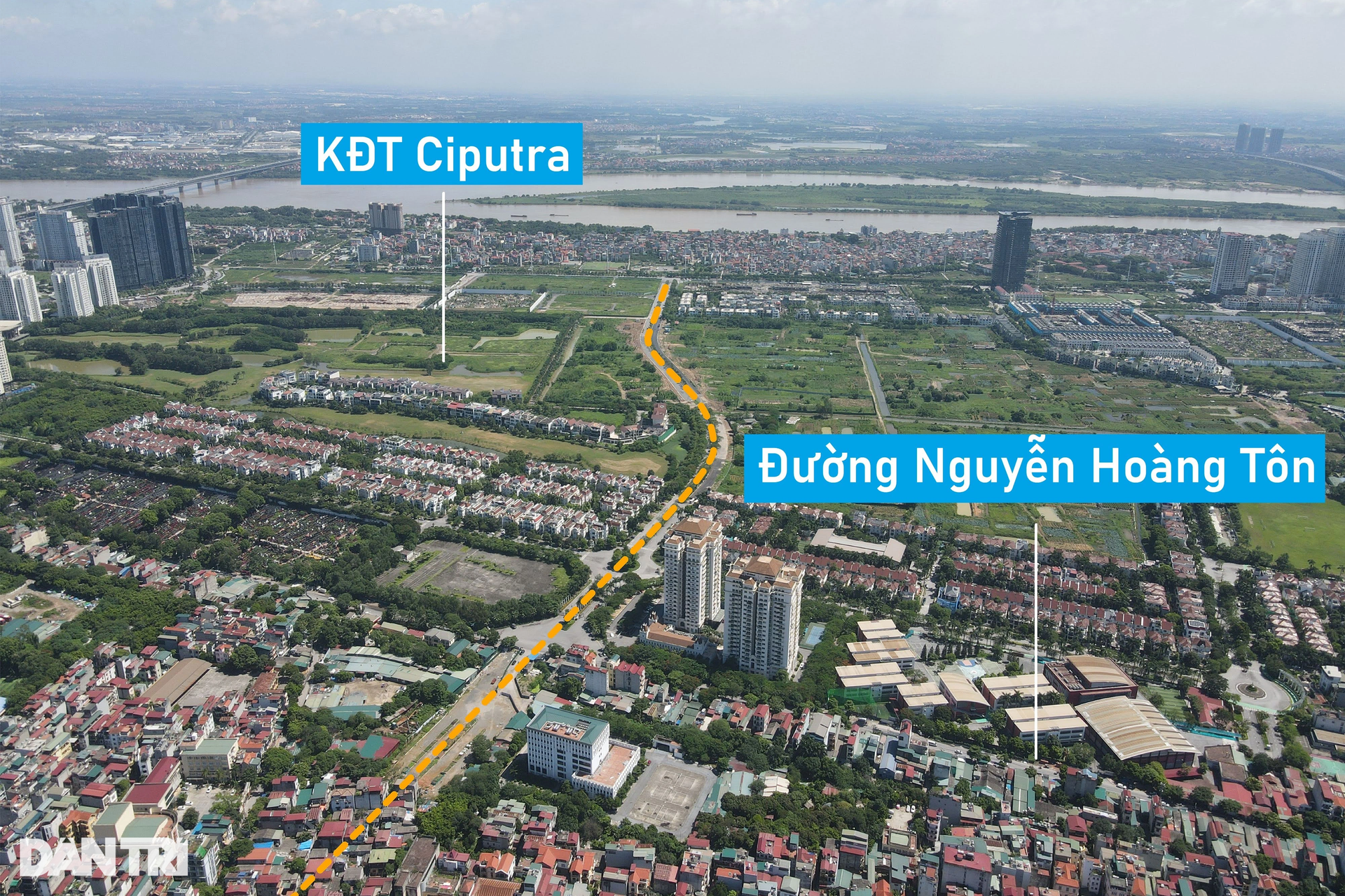 Hiện trạng 2 trục đường quy hoạch đi qua khu đô thị Ngoại giao đoàn - 5 Hiện trạng 2 trục đường quy hoạch đi qua khu đô thị Ngoại giao đoàn - 5