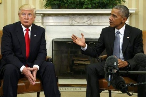 Tổng thống Trump "lạnh nhạt" với người tiền nhiệm Obama