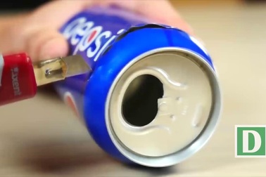 Mẹo hay chế quạt mini từ vỏ lon nước ngọt