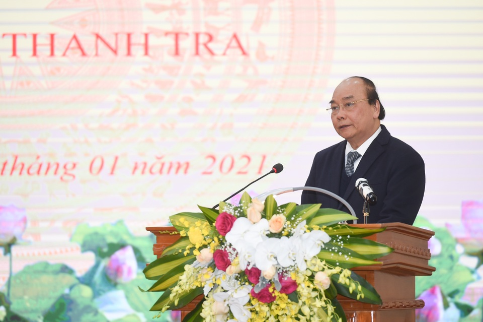 Thủ tướng: Tập trung thanh tra lĩnh vực nhạy cảm, dễ xảy ra tham nhũng - 1 Thủ tướng: Tập trung thanh tra lĩnh vực nhạy cảm, dễ xảy ra tham nhũng - 1