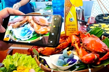 Món chè cua ở Ngày hội cua Cà Mau