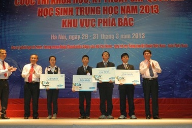 Hà Nội thắng lớn ở cuộc thi Intel ISEF cấp quốc gia 