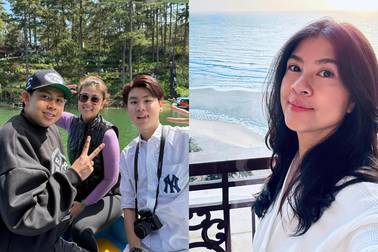 Kim Thư hiếm hoi nhắc Phước Sang: "Mong anh khỏe, đó là niềm vui của 2 con"