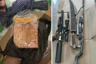 Triệt phá đường dây ma túy, thu giữ nhiều súng và kiếm