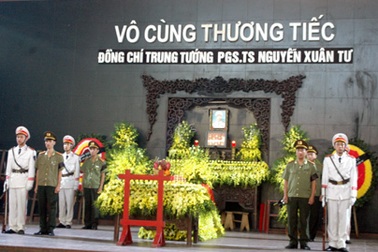Lễ tang Trung tướng công an bị tai nạn giao thông